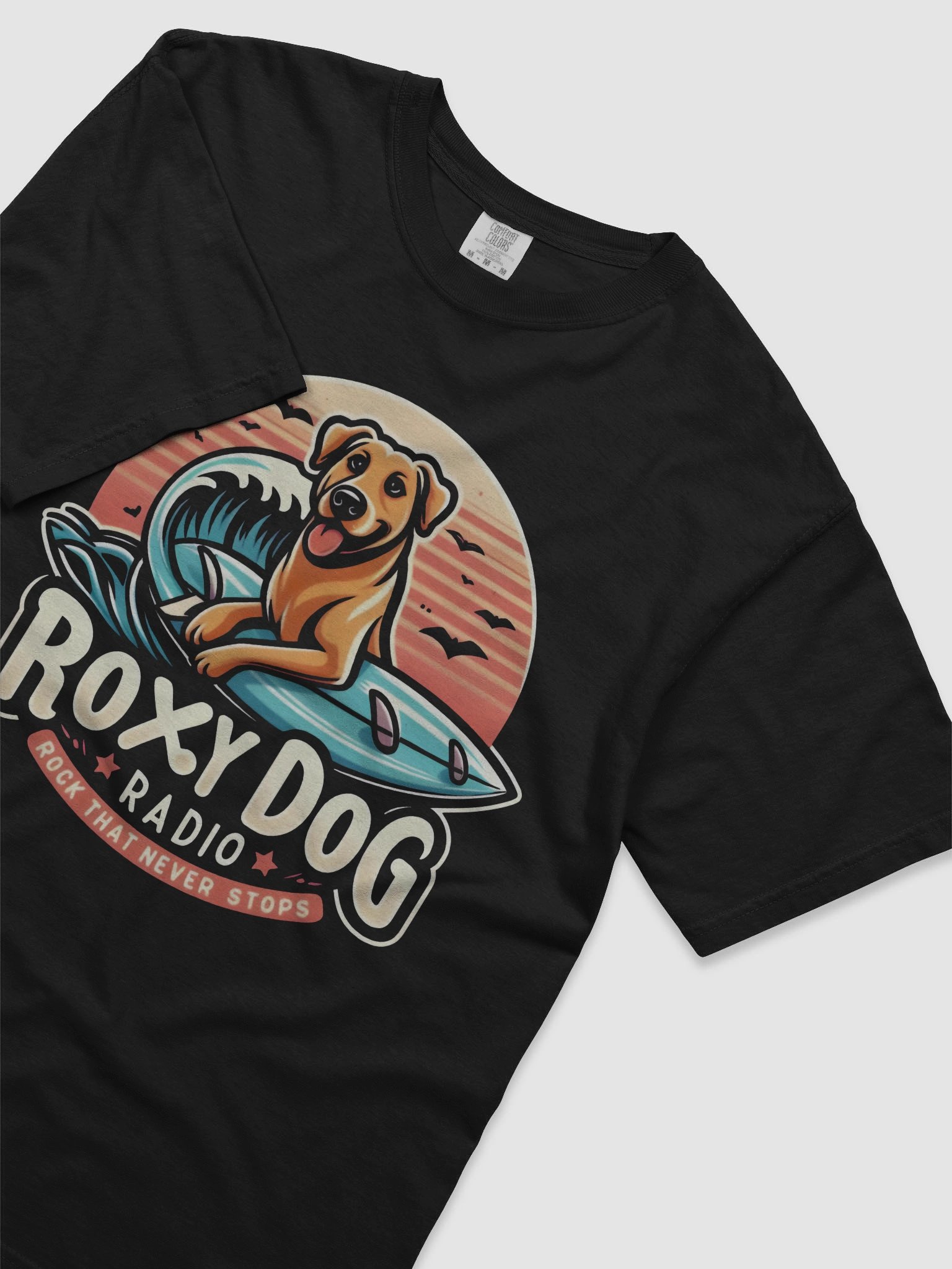 Roxy Dog Radio Dog Surfer T-Shirt product image (6)