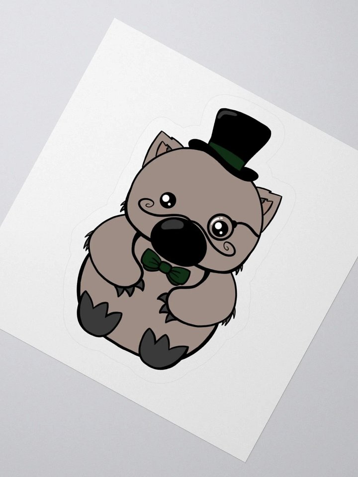 Gentlemanly Wombat Sticker product image (2)