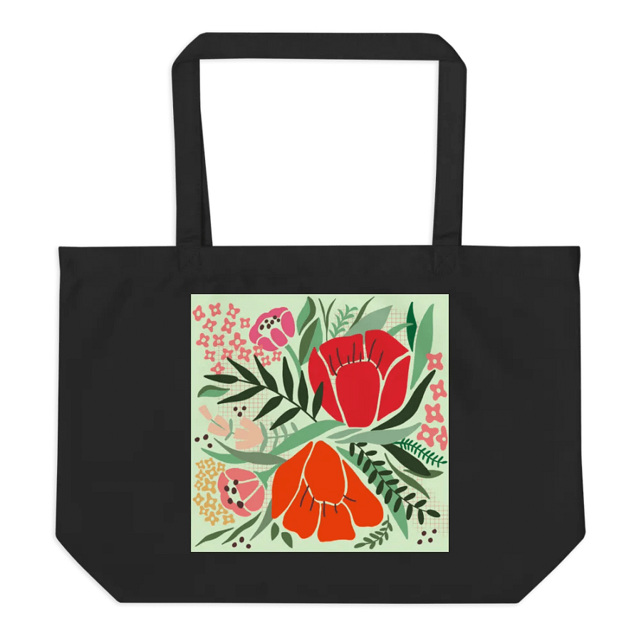 Bold Blooms Eco Tote product image (3)