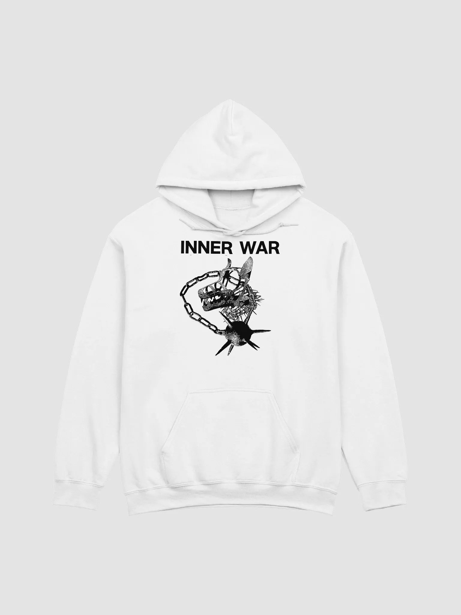 INNER WAR - Hoodie White product image (1)