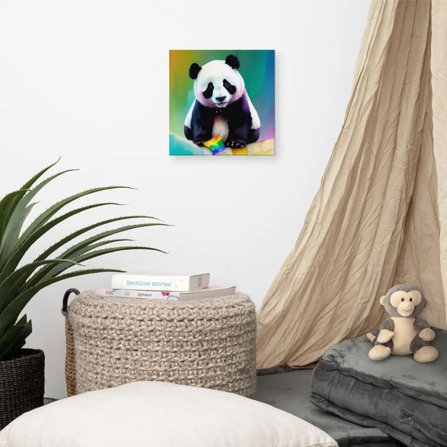 Cute Panda Digital Painting - v2 product image (7)
