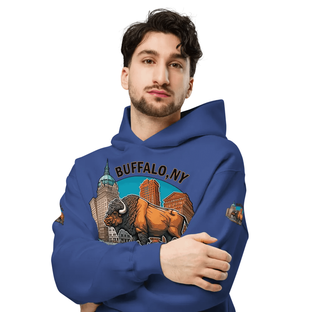 Bold Buffalo New York Oversized Hoodie product image (6)