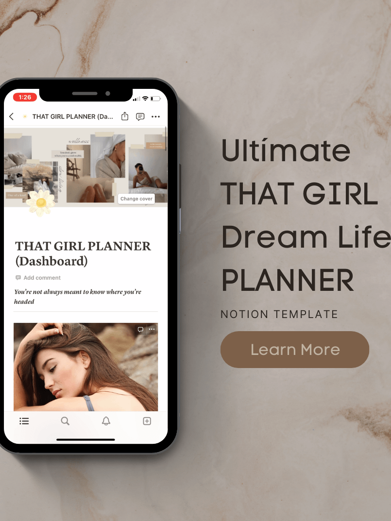 Ultimate That Girl | All in One Dream Life Digital Planner | Notion Template product image (4)