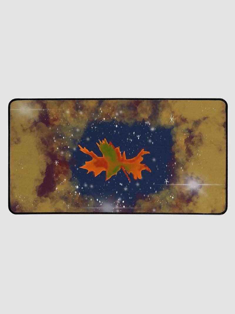 Fall Leaf floating in Galaxy