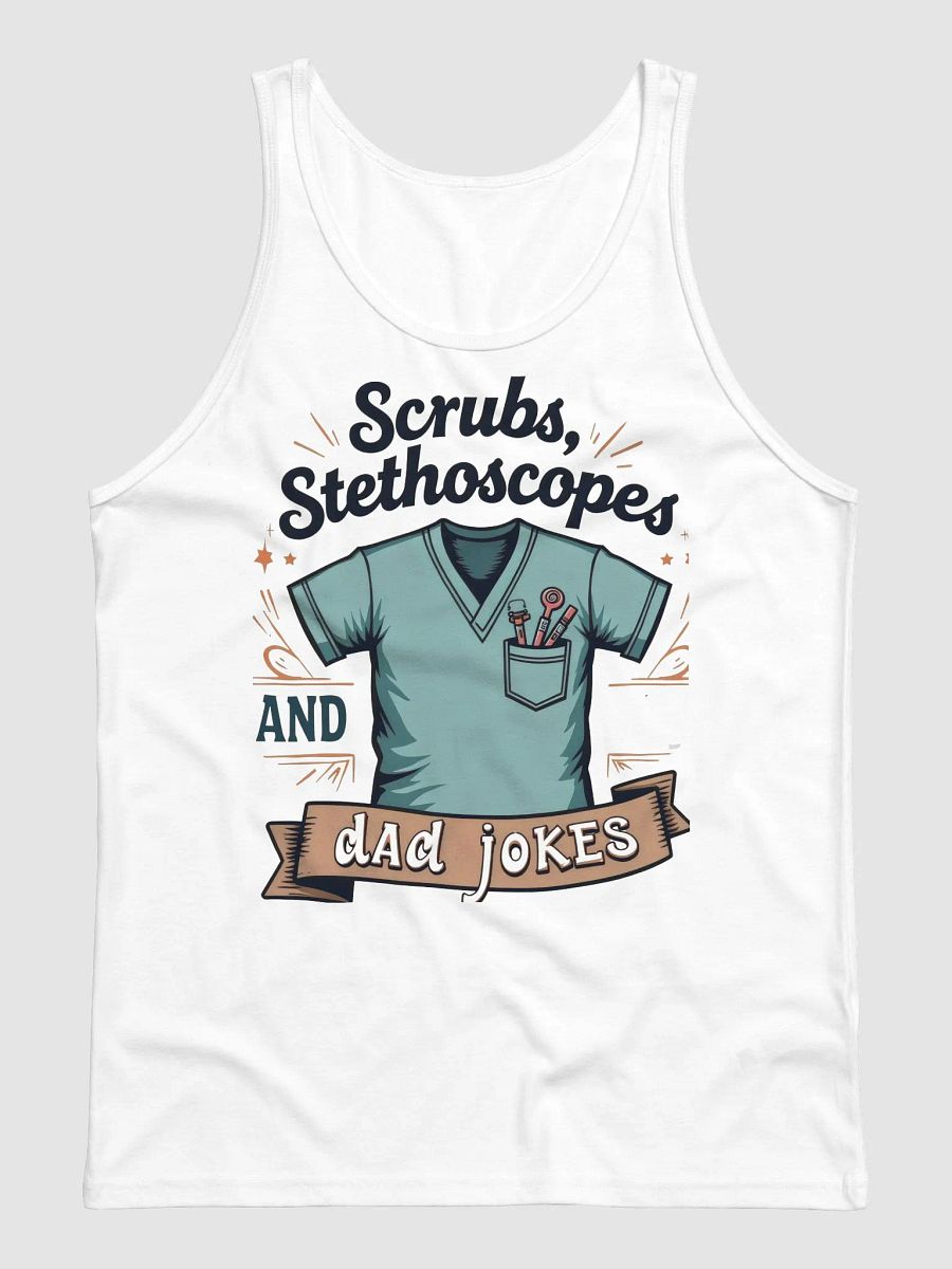 Medical Scrubs and Dad Jokes Tank product image (3)