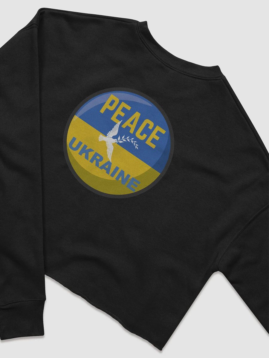 Peace in Ukraine - Dove of Peace Crop Sweatshirt product image (4)