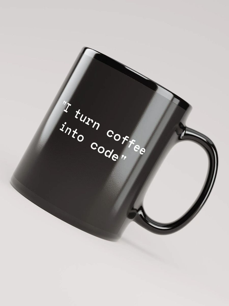 "I turn coffee into code" Mug product image (7)