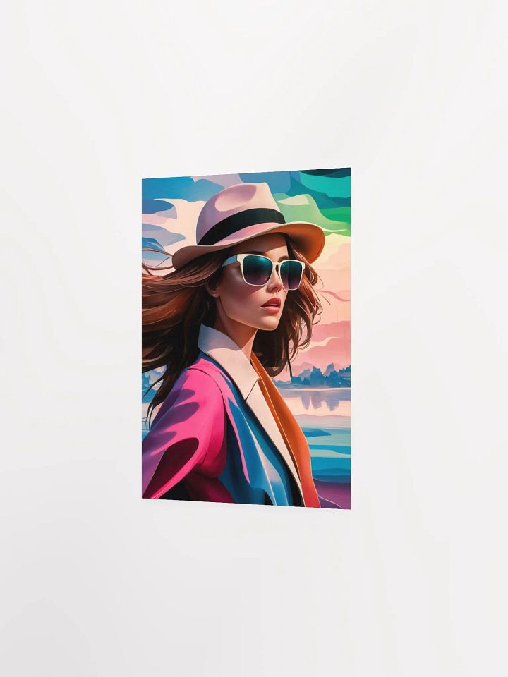 Abstract illustration of a Woman Poster - 9 product image (6)