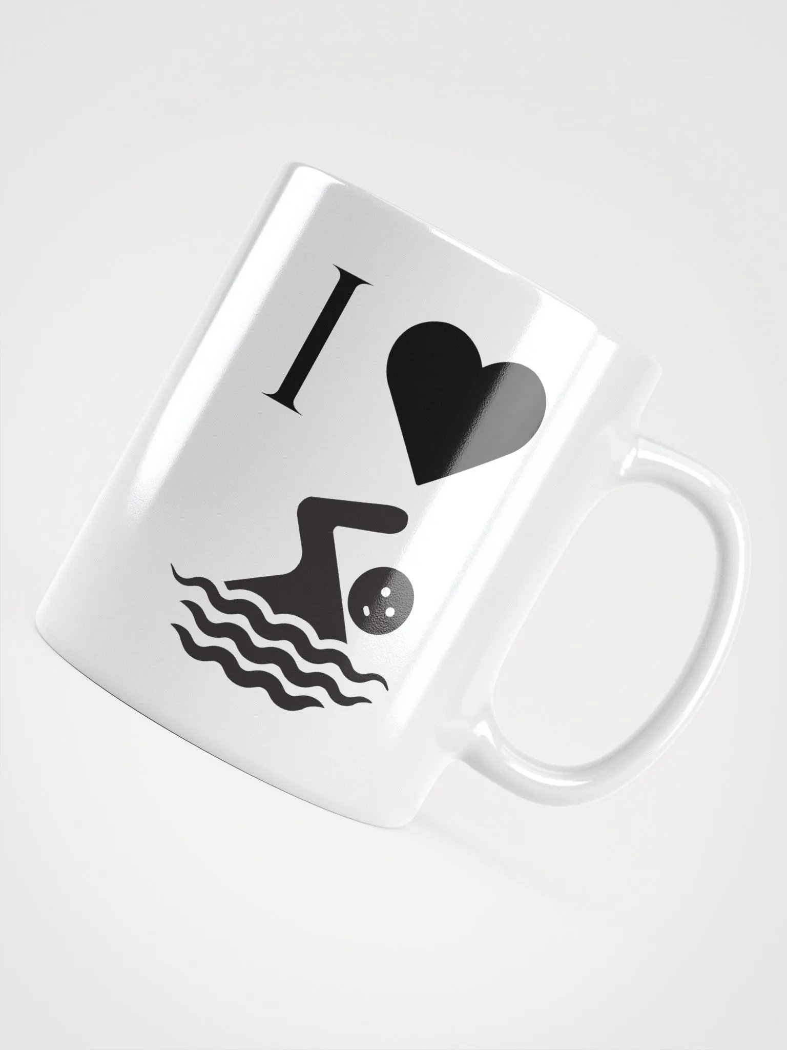 I ❤️ Swimming Mug product image (4)