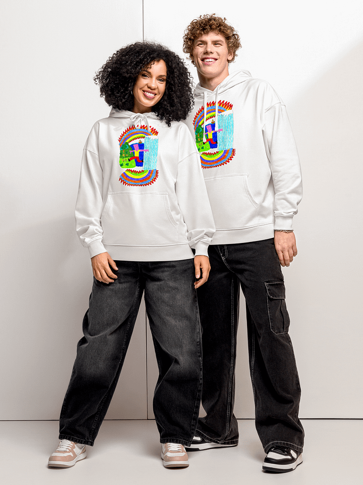 Abstract Lands Beyond Relaxed Hoodie product image (50)