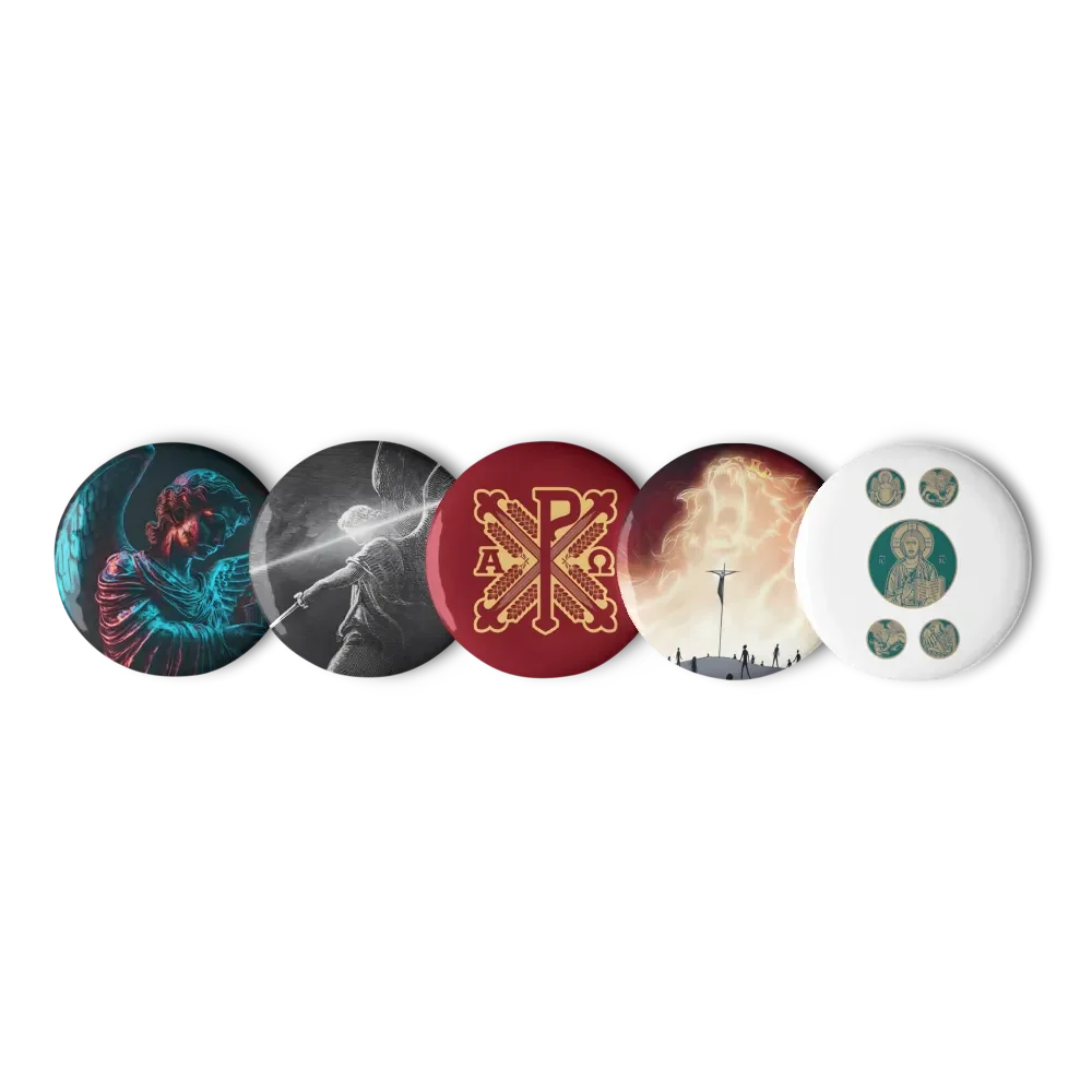 Celestial Guardian Pin Buttons Set product image (3)