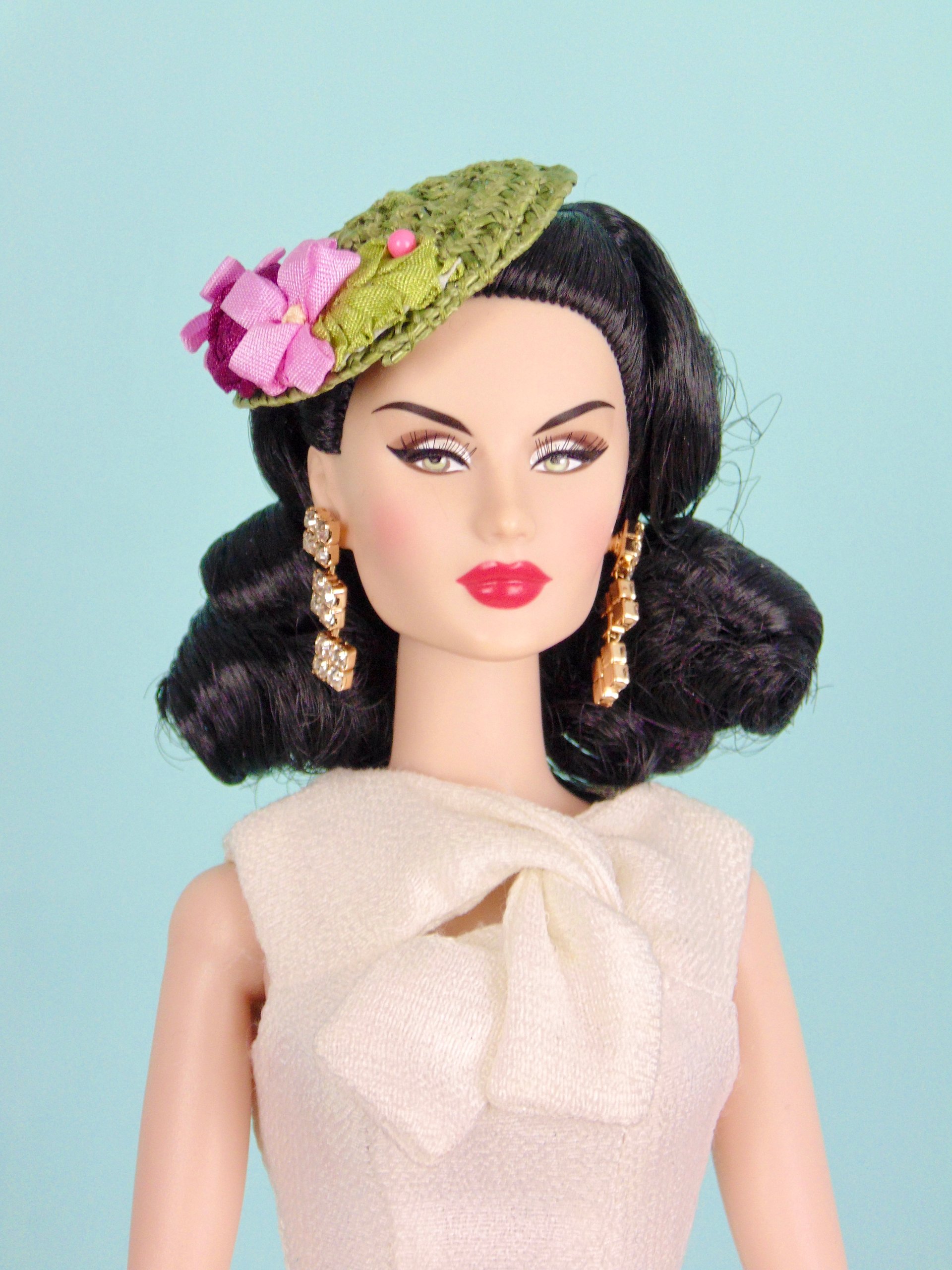 Green hat for 12” fashion dolls product image (2)