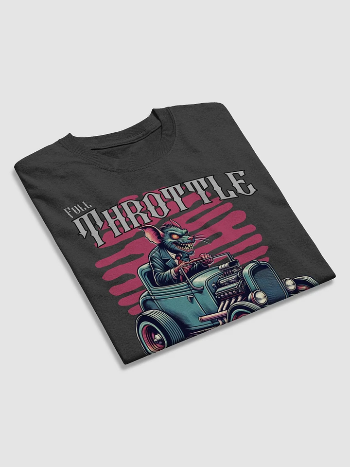 Rebel Rat Full Throttle Hot Rod T-Shirt product image (2)