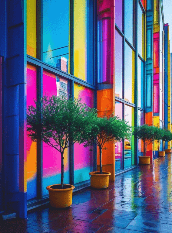 Coloured Facade Wall Art product image (4)