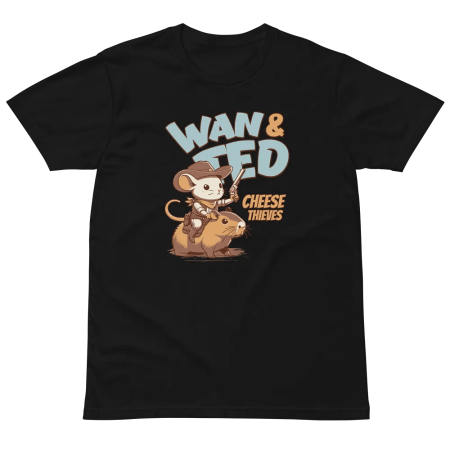 WAN & TED Cowboy Mouse Unisex T-Shirt product image (4)