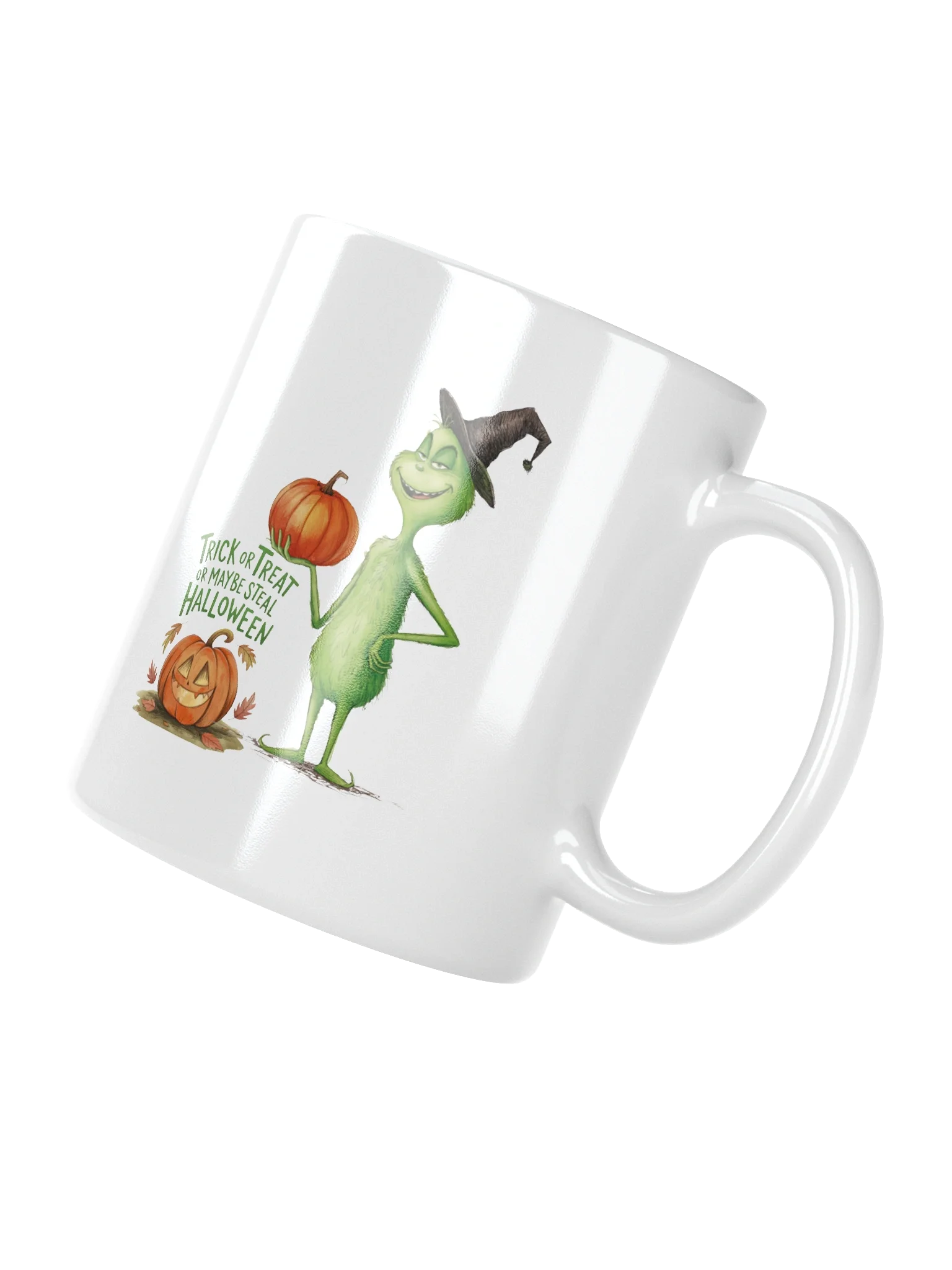 Trick or Treat or Steal Halloween Grinch Mug product image (9)