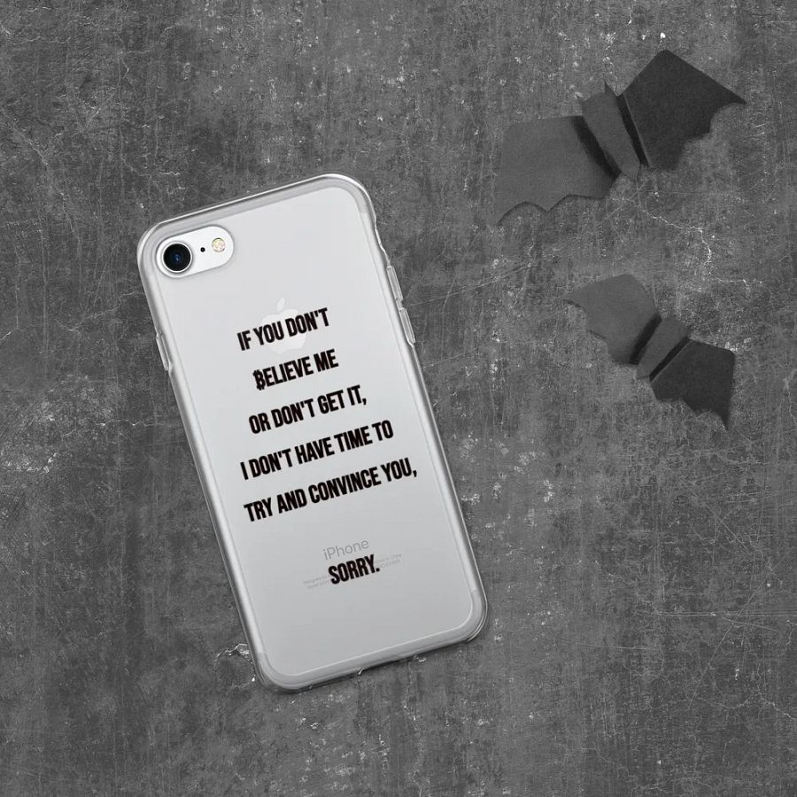 SATOSHI Quote - iPhone Clear Case product image (5)