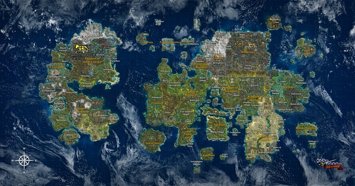 Pre-Sailing Whole World Map Desk Mat product image (1)