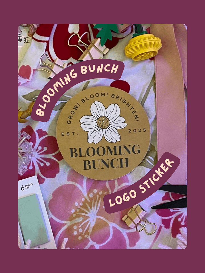 Blooming Bunch Matte Sticker product image (1)