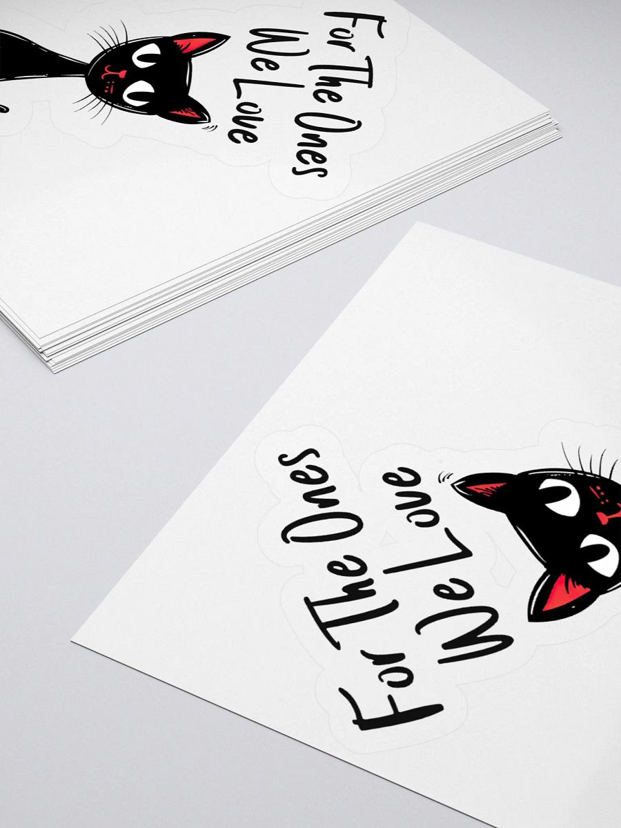 For the Ones We Love: Hustler's Cat Edition Kiss Cut Stickers product image (4)