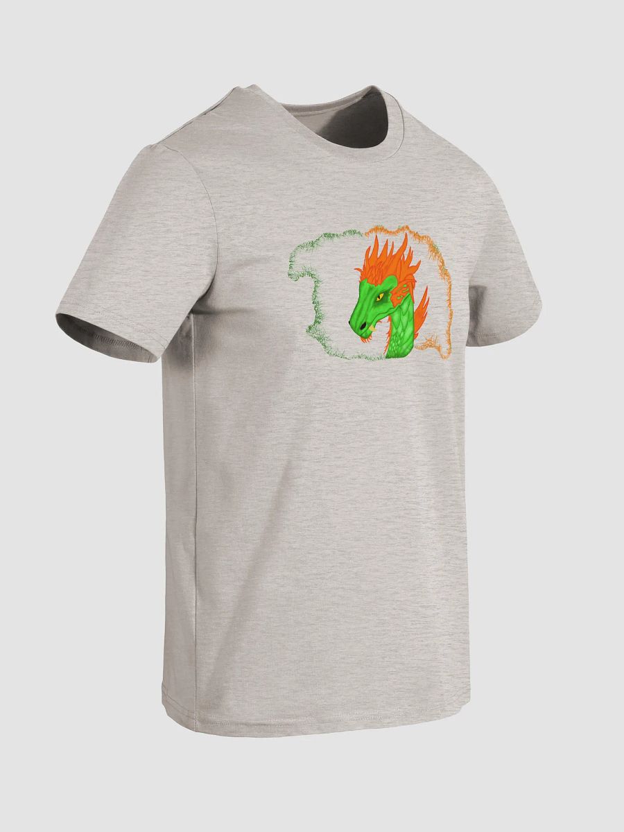 Fierce Dragon Head Organic Cotton T-Shirt product image (3)