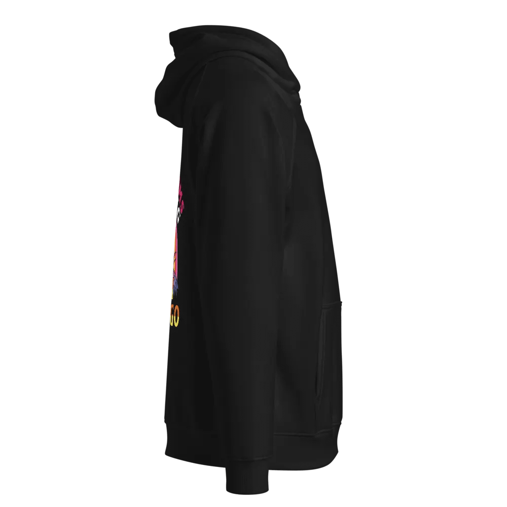 Mushroom Calling Eco Raglan Hoodie product image (7)