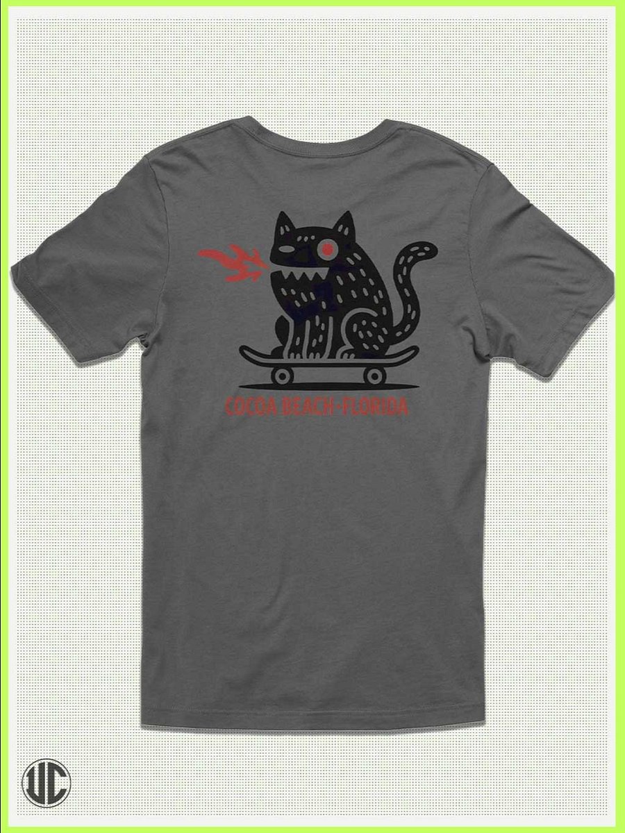 Cocoa Beach Skater T-Shirt – Streetwear Graphic Tee product image (85)