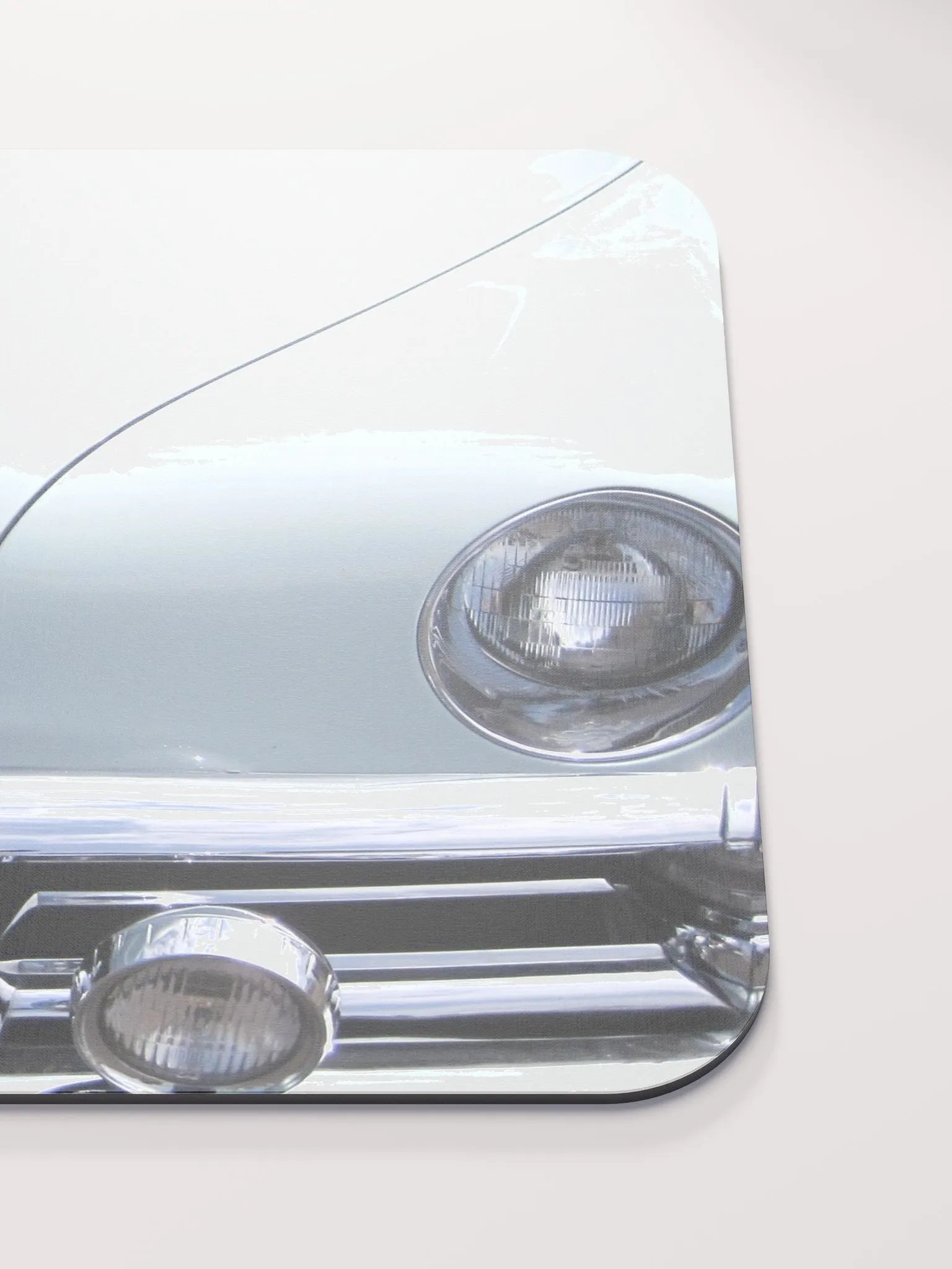 White Hot Vintage Car Mouse Pad product image (5)