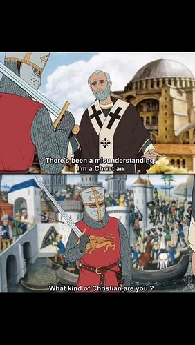 You came to the wrong Quarter buddy.

#historymeme #crusade #crusadememes #byzantine #byzantium #knight #medievalmemes #knigh...
