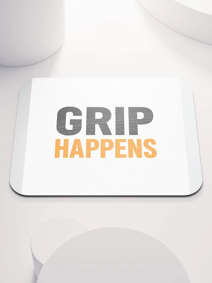 Grip Happens Mouse Pad – Whiteout Traction Edition product image (1)