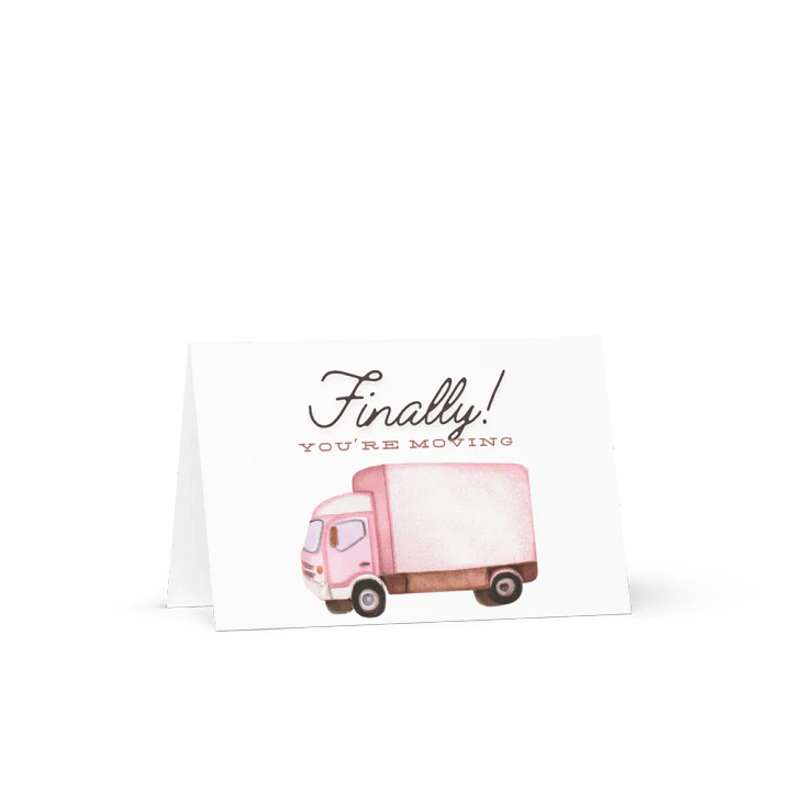 Funny Moving Day Greeting Card product image (2)