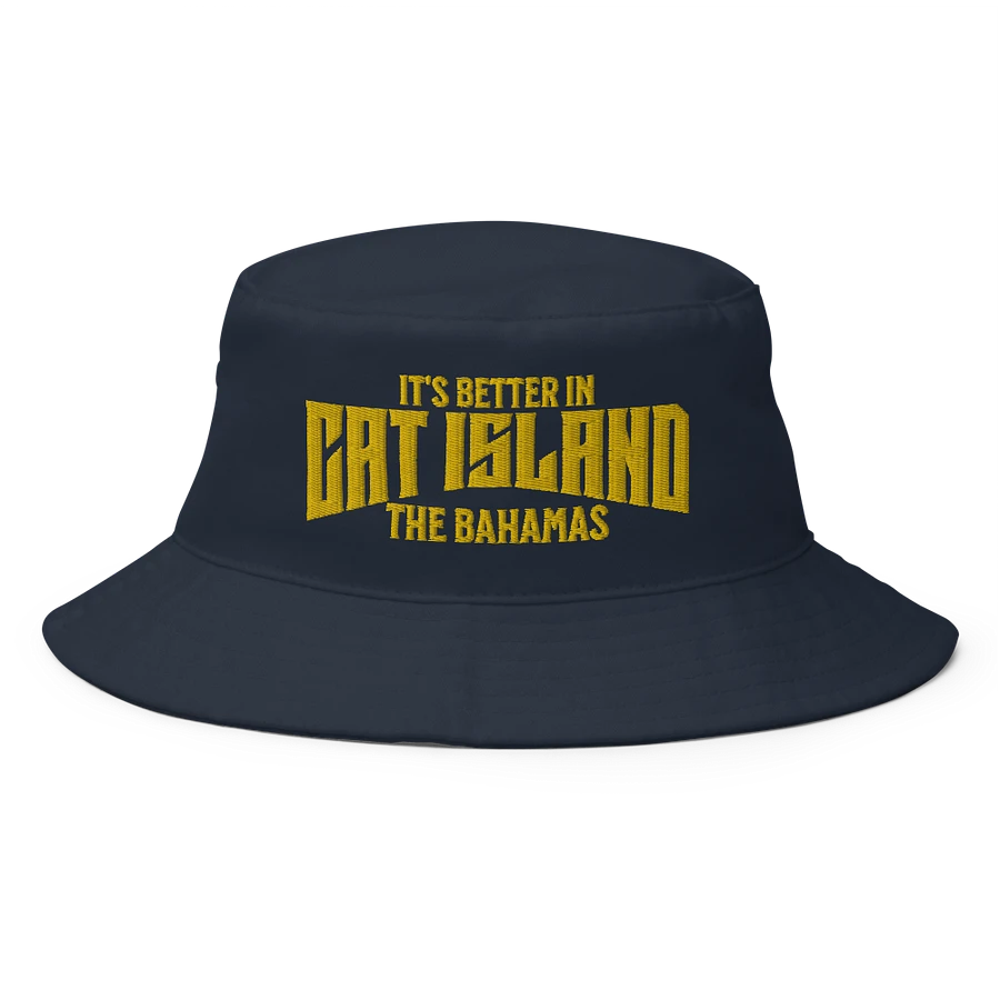 Cat Island Bahamas Hat : It's Better In The Bahamas Bucket Hat Embroidered product image (1)