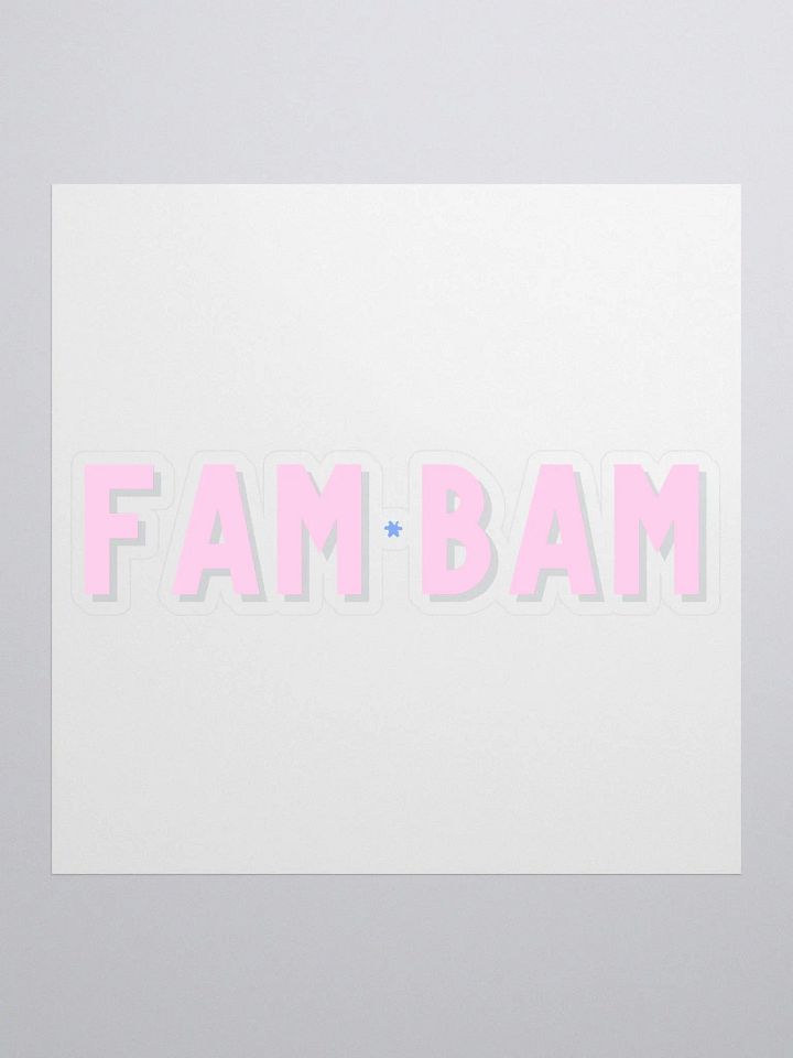Fam Bam Pink Sticker product image (1)