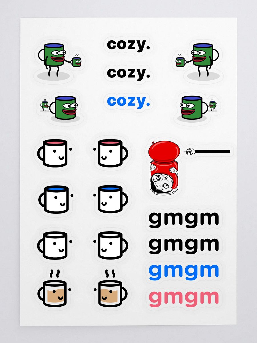 cozy stickers product image (3)