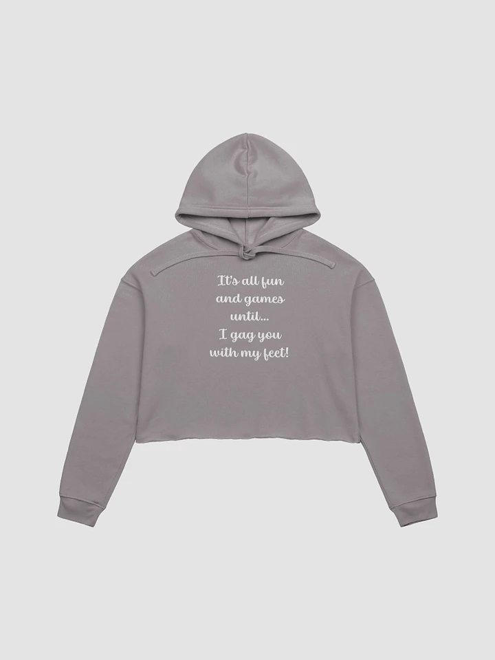 It's All Fun and Games Cropped Hoodie product image (1)