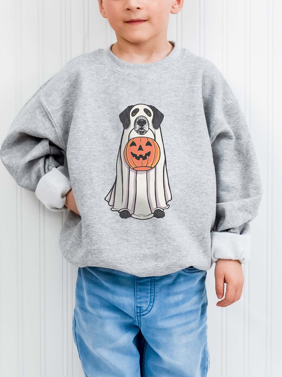 Halloween German Shorthaired Pointer(Black Roan) Youth Sweatshirt product image (1)