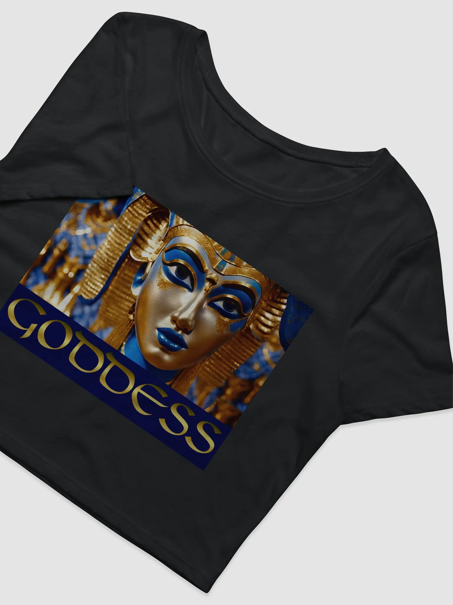 Deekstar Gold Goddess 6 Bella Canvas Women's Crop Tee product image (3)