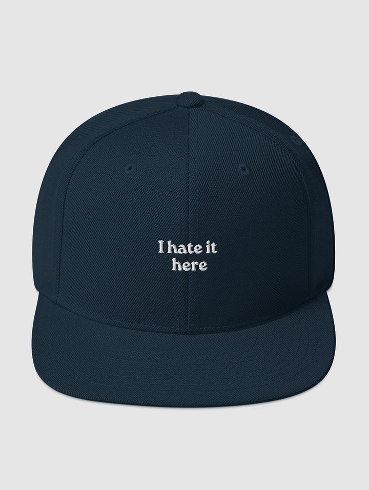 I hate it here - Snapback product image (2)