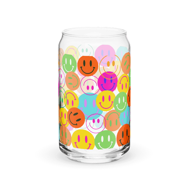Smile emoji design - Sipper Glass product image (2)