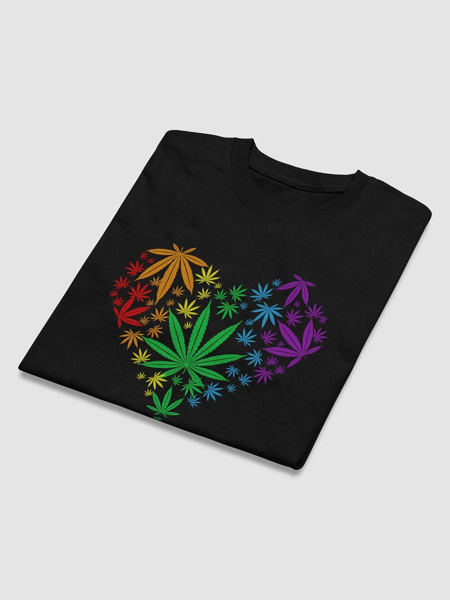 Rainbow Weed Heart Tshirt product image (3)