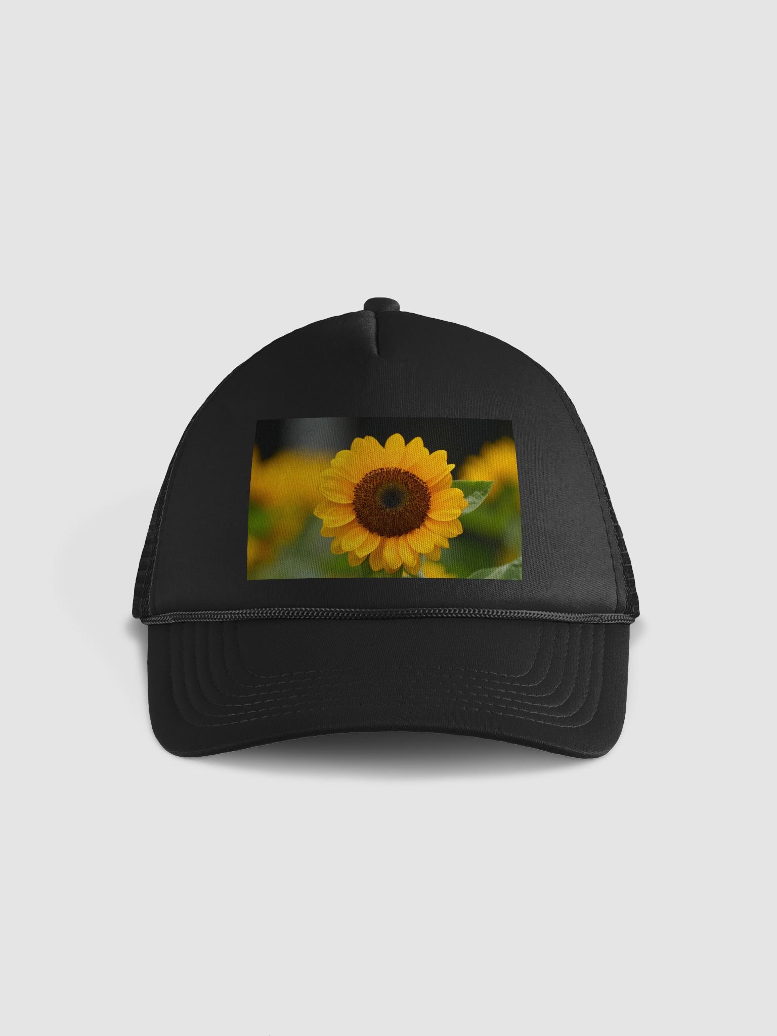 Sunflower Serenity Foam Trucker Hat product image (1)