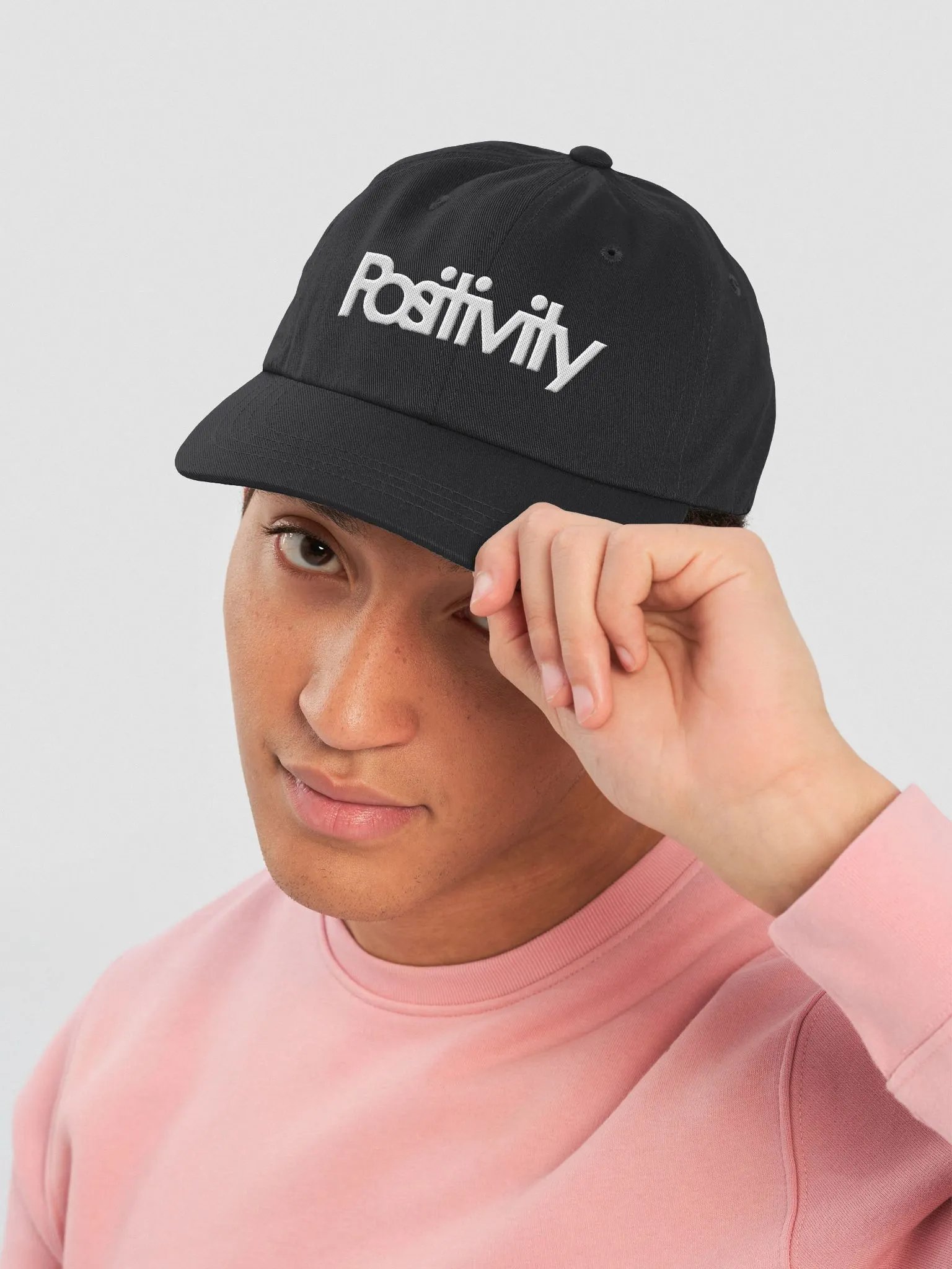 POSITIVITY Embroidered Dad Hat product image (2)