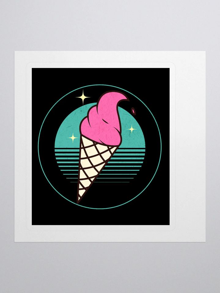 Vintage Ice Cream Cone Stickers product image (1)