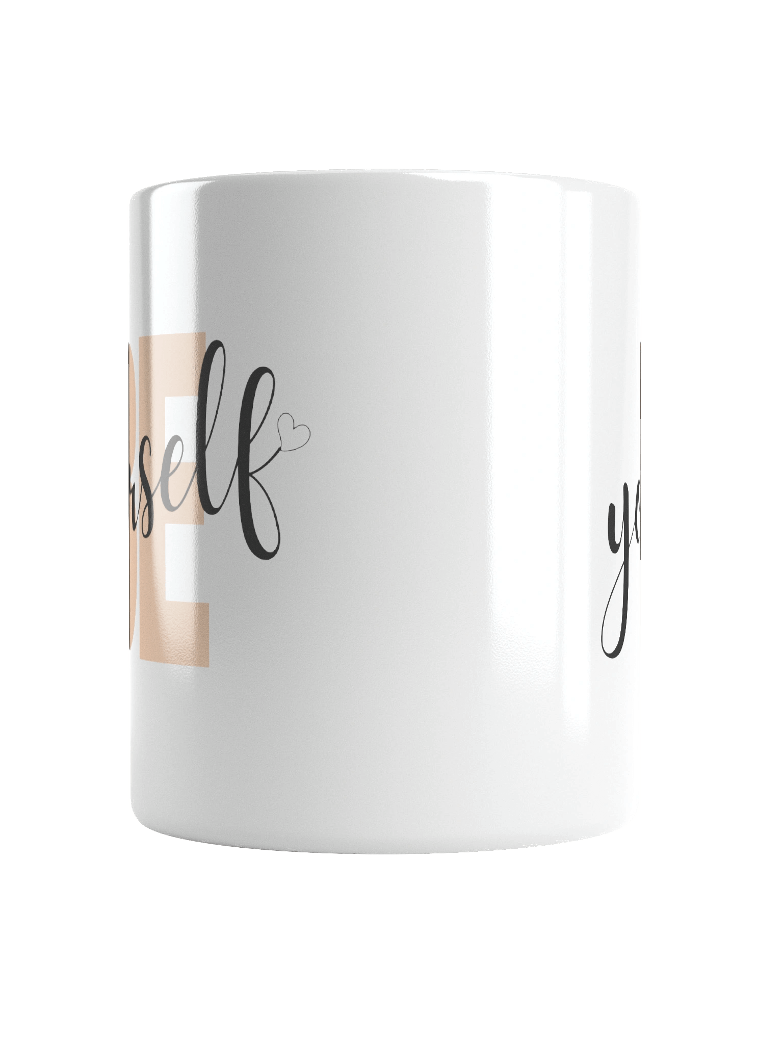 BE Yourself White Glossy Mug product image (6)