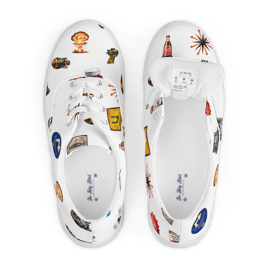 Pop Culture Parody Lace-Up Shoes #fallout product image (7)