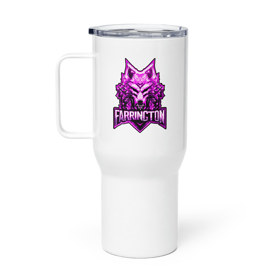 Pinky/Purple Wolf Emblem Travel Mug product image (3)