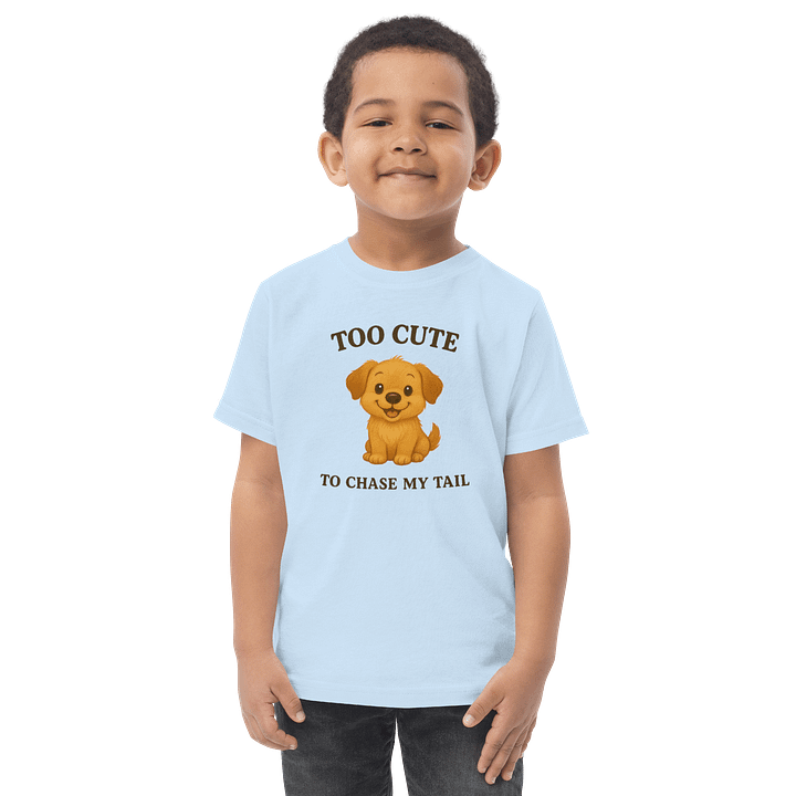 Adorable Puppy Too Cute Toddler Jersey product image (2)