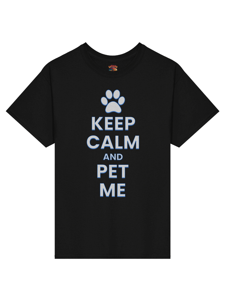 KEEP CALM AND PET ME T-SHIRT product image (3)