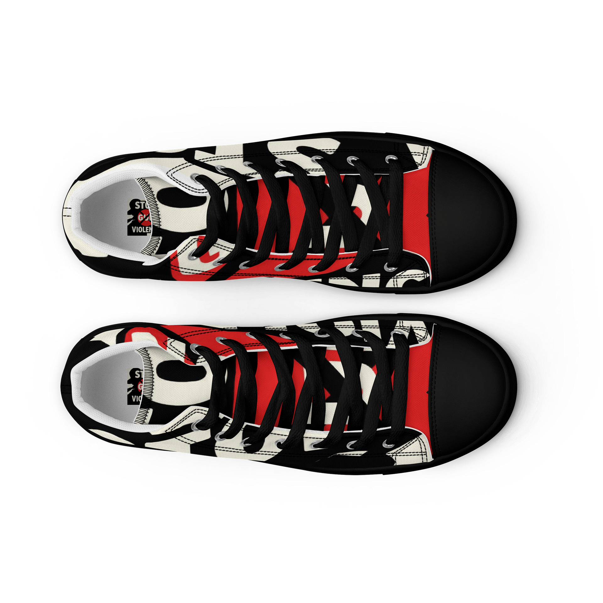 Stop Gun Violence Men's High Tops product image (9)