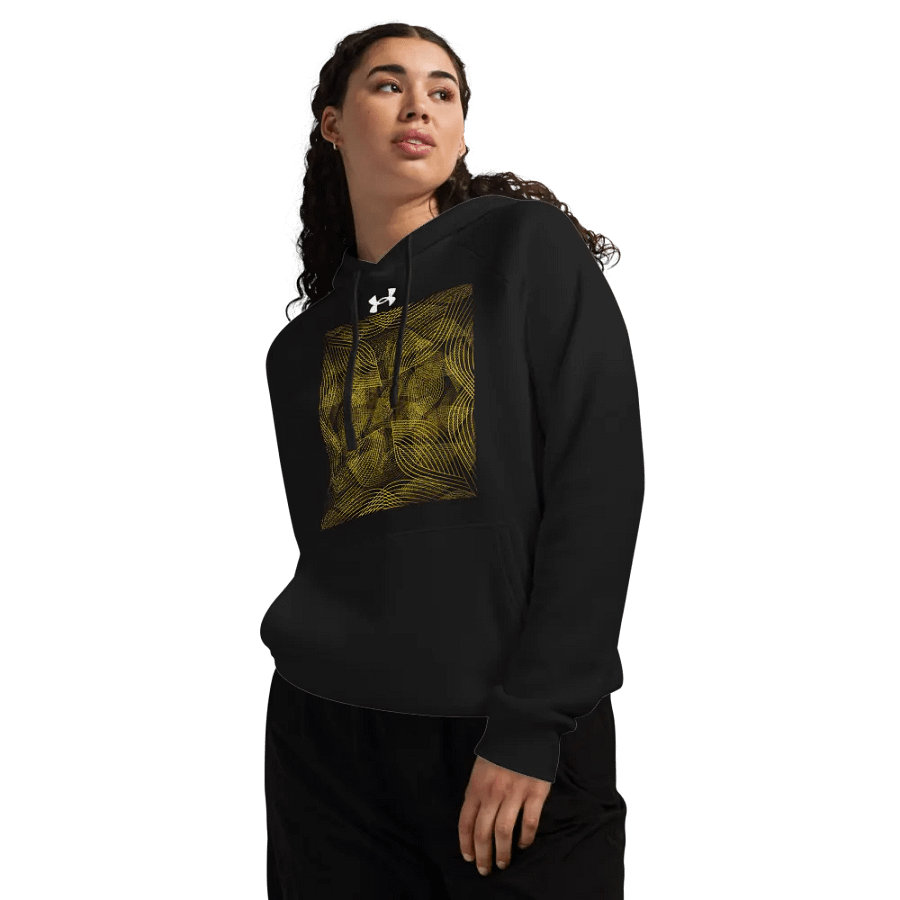 Hoodie with golden lines and leaf design product image (8)